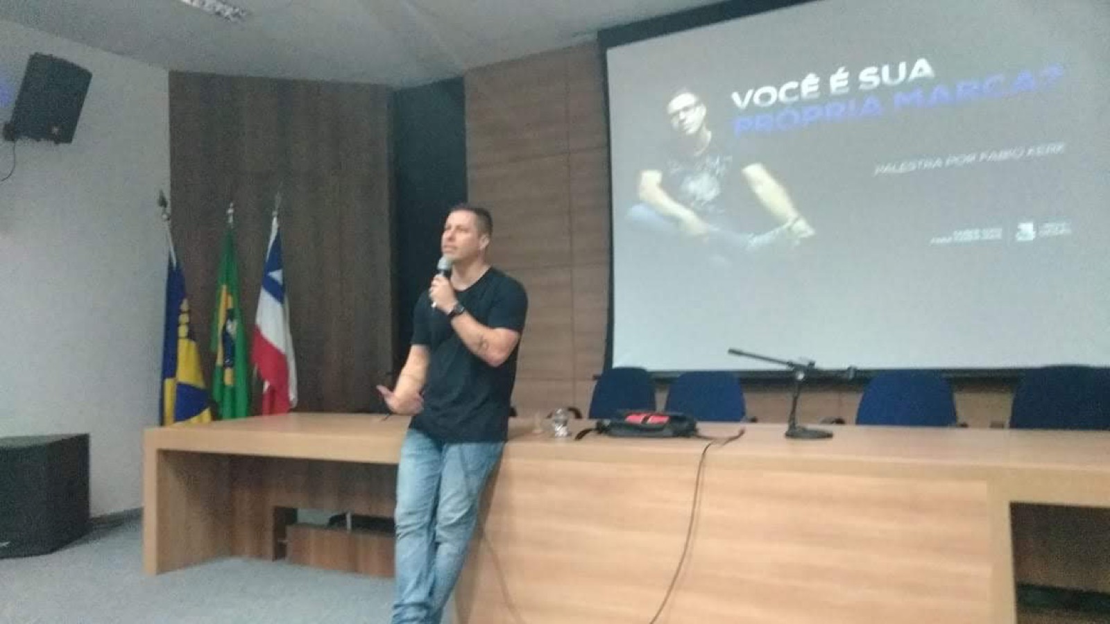 kerk na palestra você é sua marca
